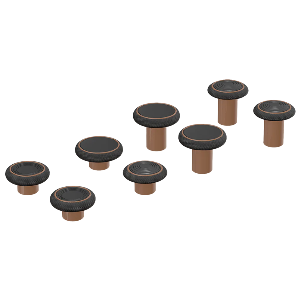 HEXGAMING Replacement Thumbsticks 2 Height Domed & Concave Grips - Base Part is NOT Included - Image 17