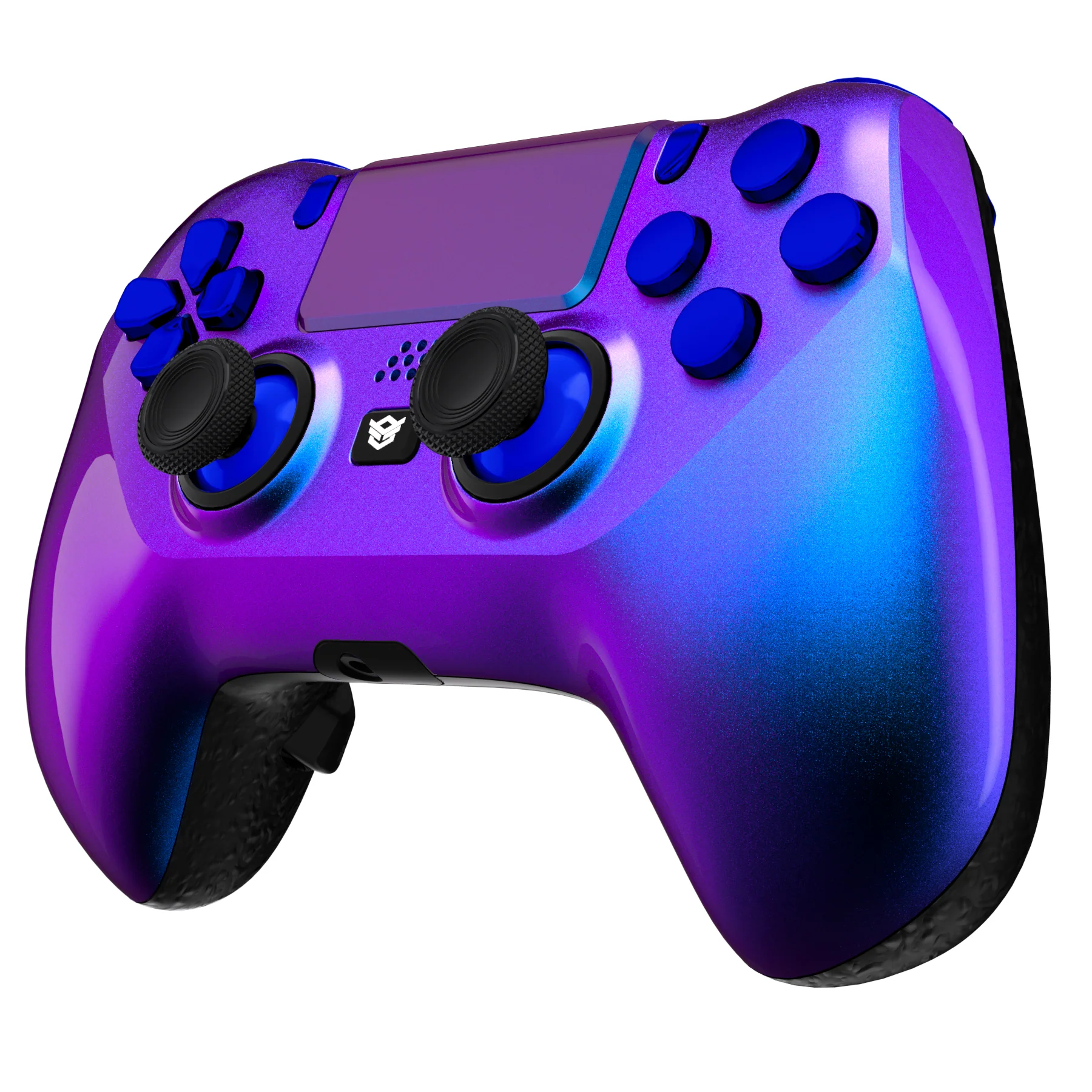 HEXGAMING HYPER Controller for PS4, PC, Mobile- Chameleon Chrome Blue - Image 3