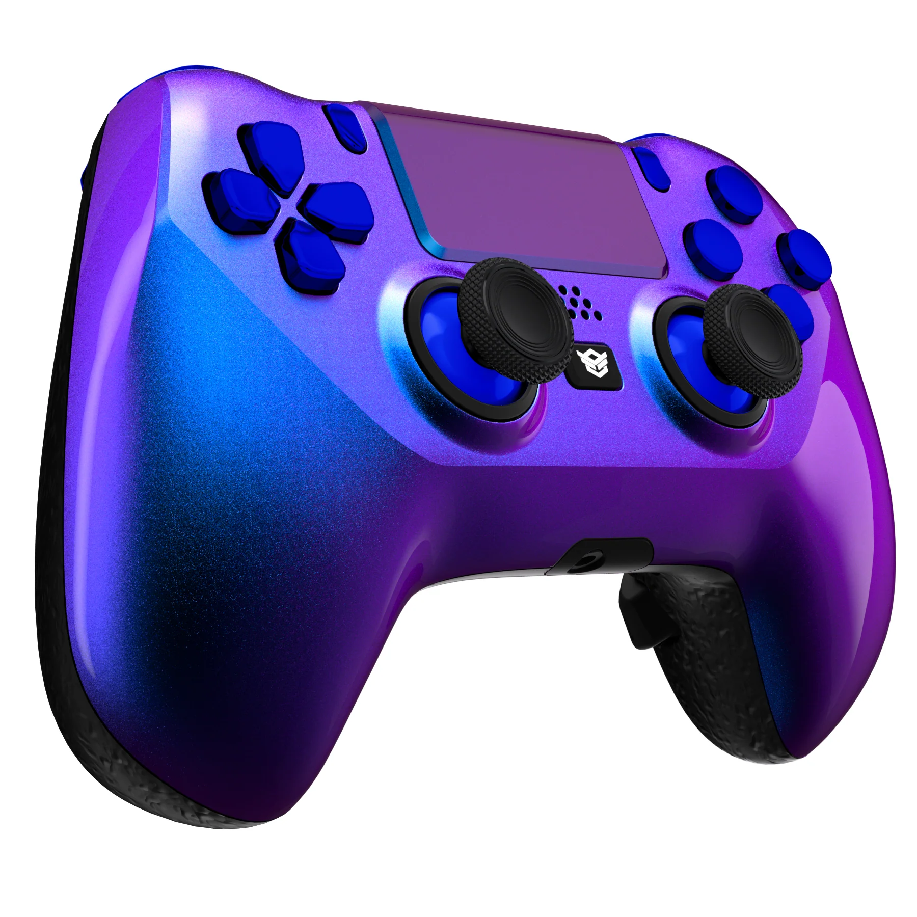 HEXGAMING HYPER Controller for PS4, PC, Mobile- Chameleon Chrome Blue - Image 4