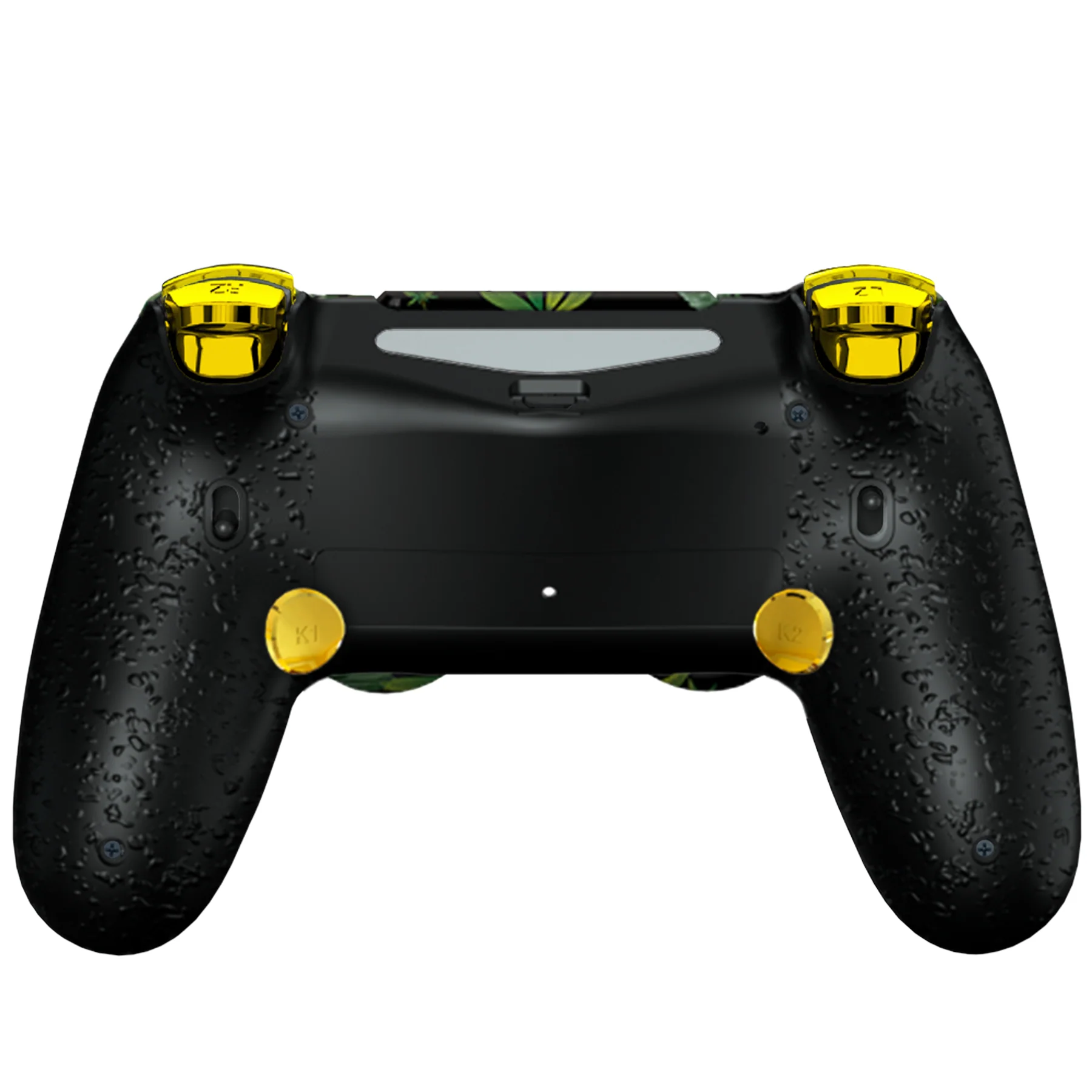 HEXGAMING NEW SPIKE Controller for PS4, PC, Mobile- Green Leaf Gold - Image 3