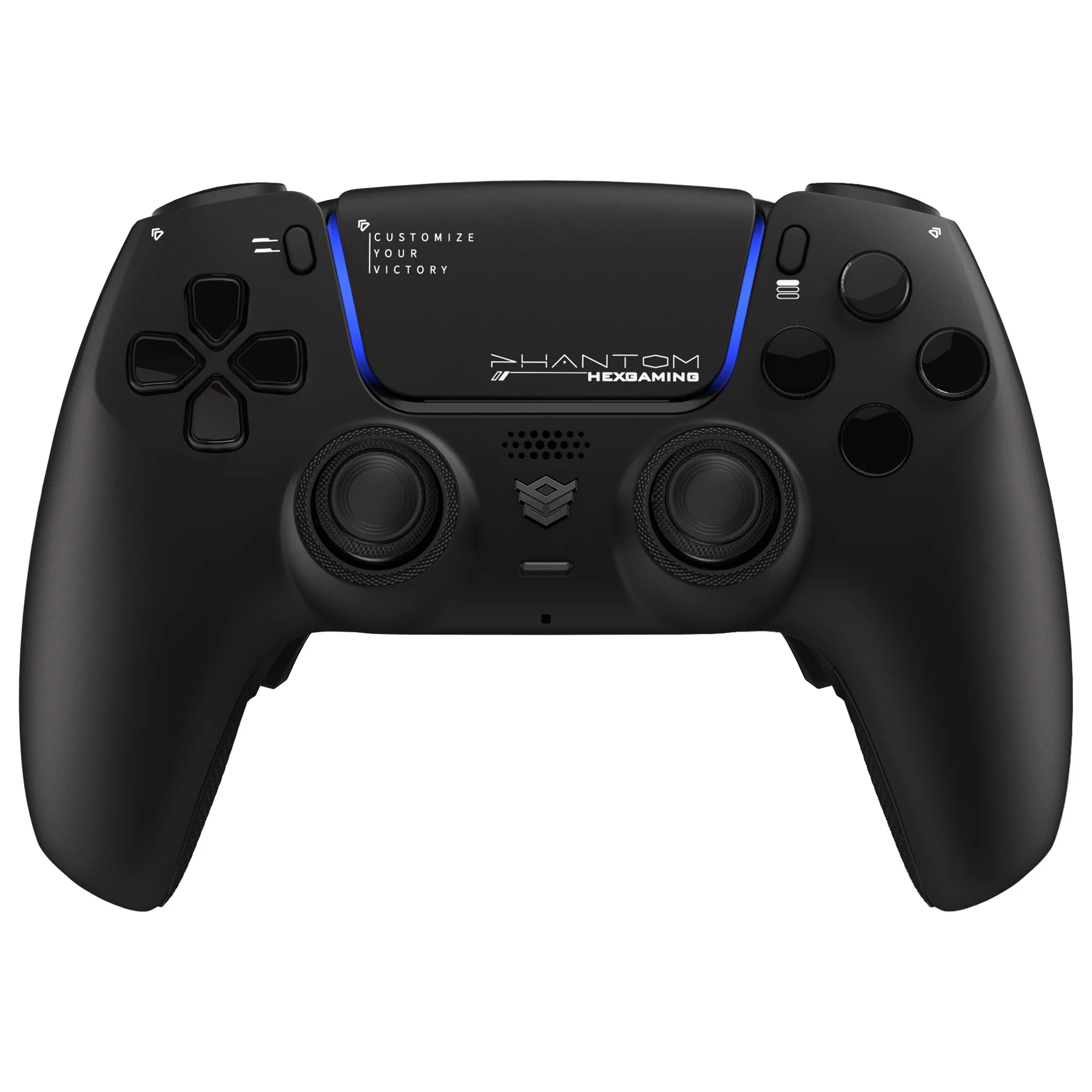 HEXGAMING PHANTOM Controller with Adjustable Triggers for PS5, PC, Mobile - Chaos Black - Image 3