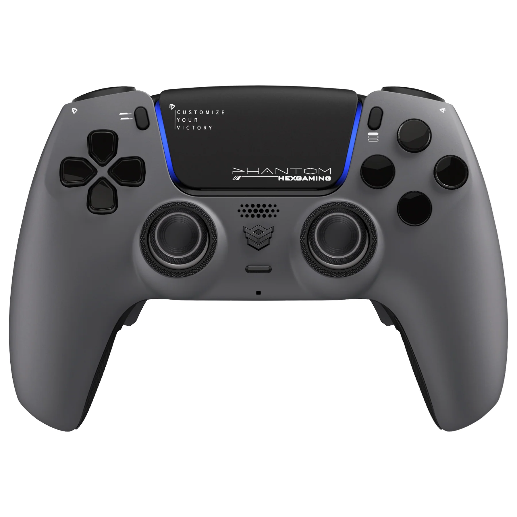 HEXGAMING PHANTOM Controller with Adjustable Triggers for PS5, PC, Mobile - Shadow Gray - Image 3