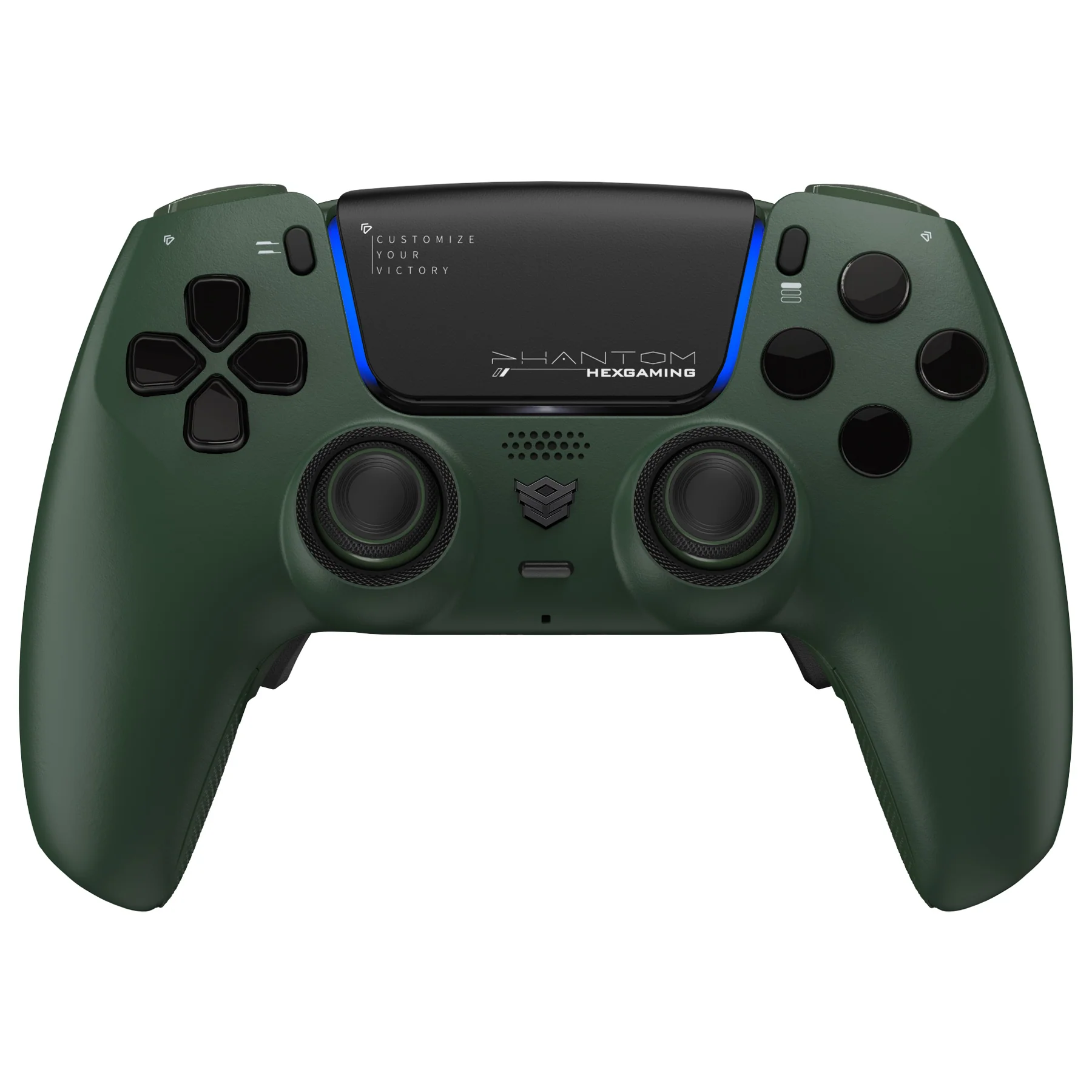 HEXGAMING PHANTOM Controller with Adjustable Triggers for PS5, PC, Mobile - Static Emerald - Image 3