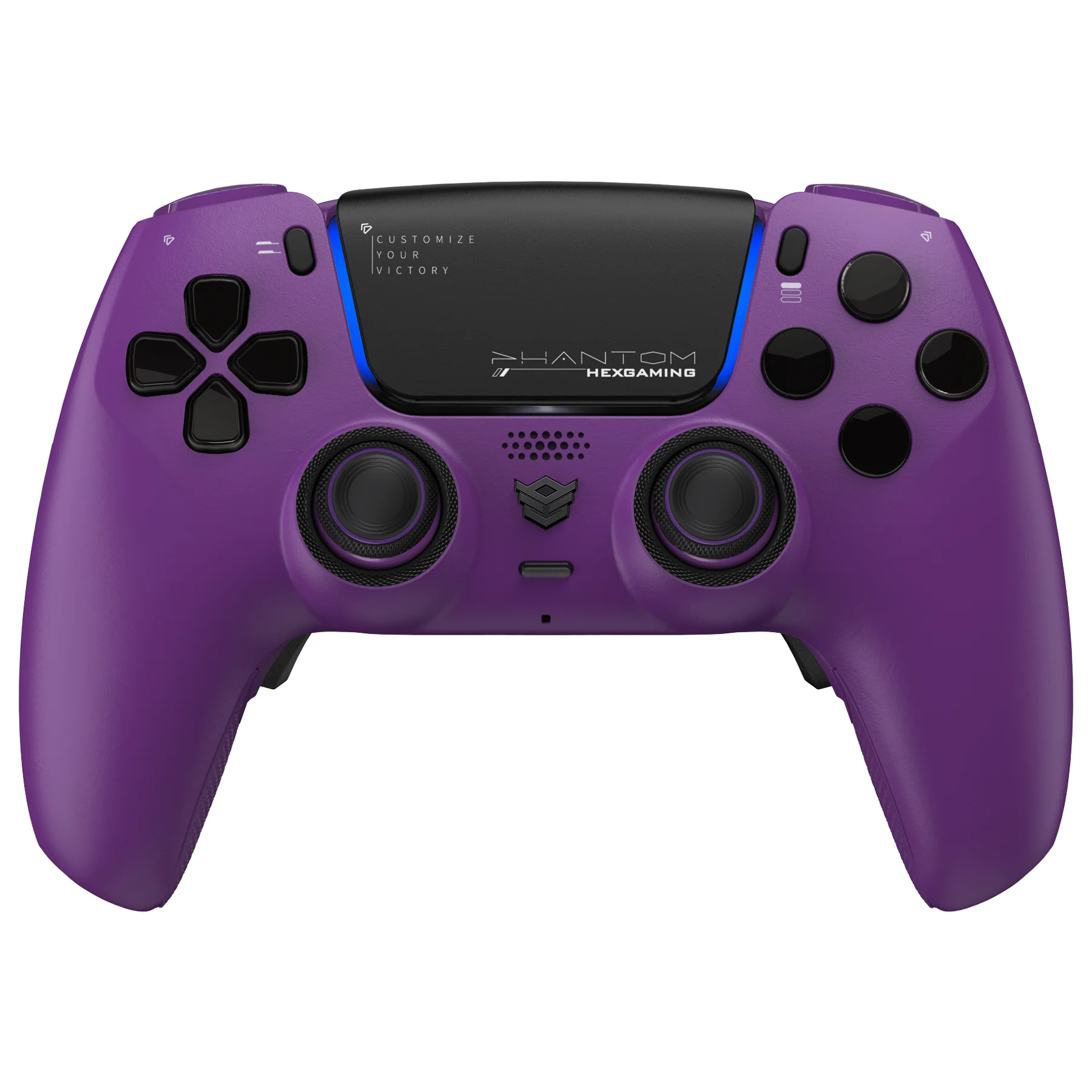 HEXGAMING PHANTOM Controller with Adjustable Triggers for PS5, PC, Mobile - Twilight Purple - Image 3