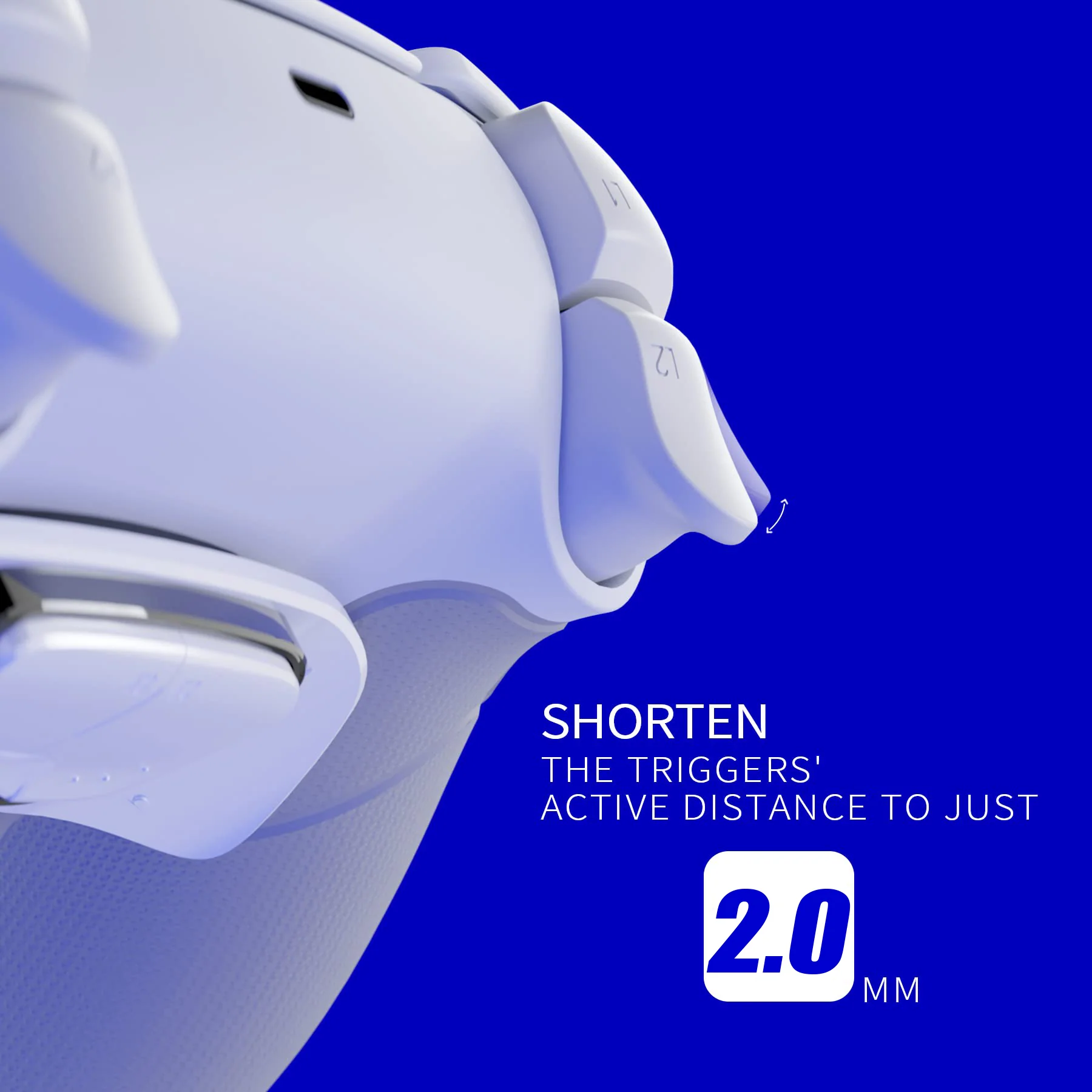 HEXGAMING ULTIMATE Controller with Hall Effect Joysticks for PS5, PC, Mobile - Winter Blossom - Image 5