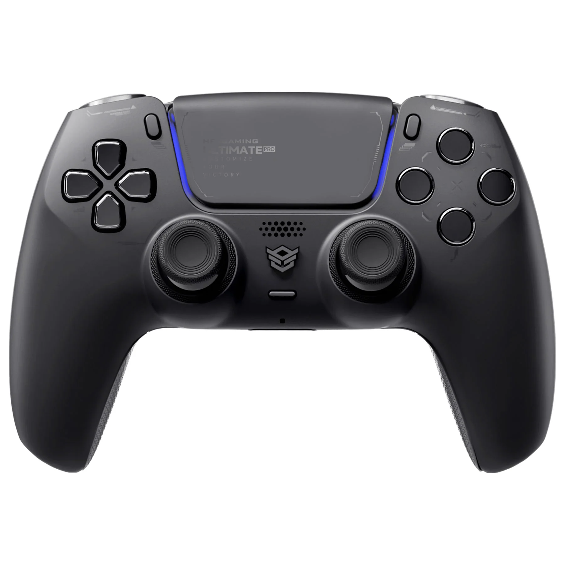 HEXGAMING ULTIMATE PRO Controller with Adjustable Triggers for PS5, PC, Mobile - Chaos Black - Image 3