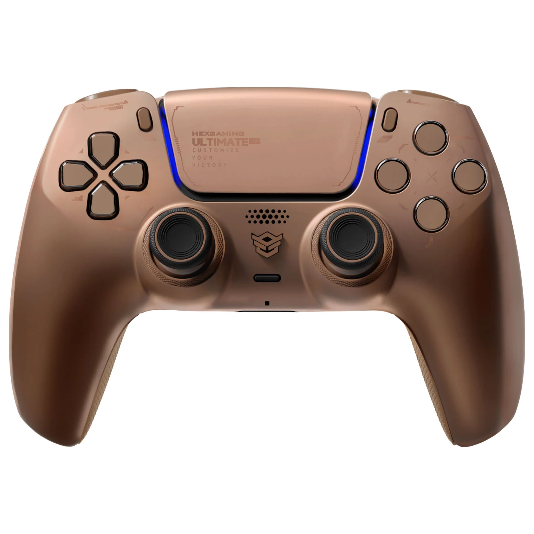 HEXGAMING ULTIMATE PRO Controller with Adjustable Triggers for PS5, PC, Mobile - Stardust Mocha - Image 3
