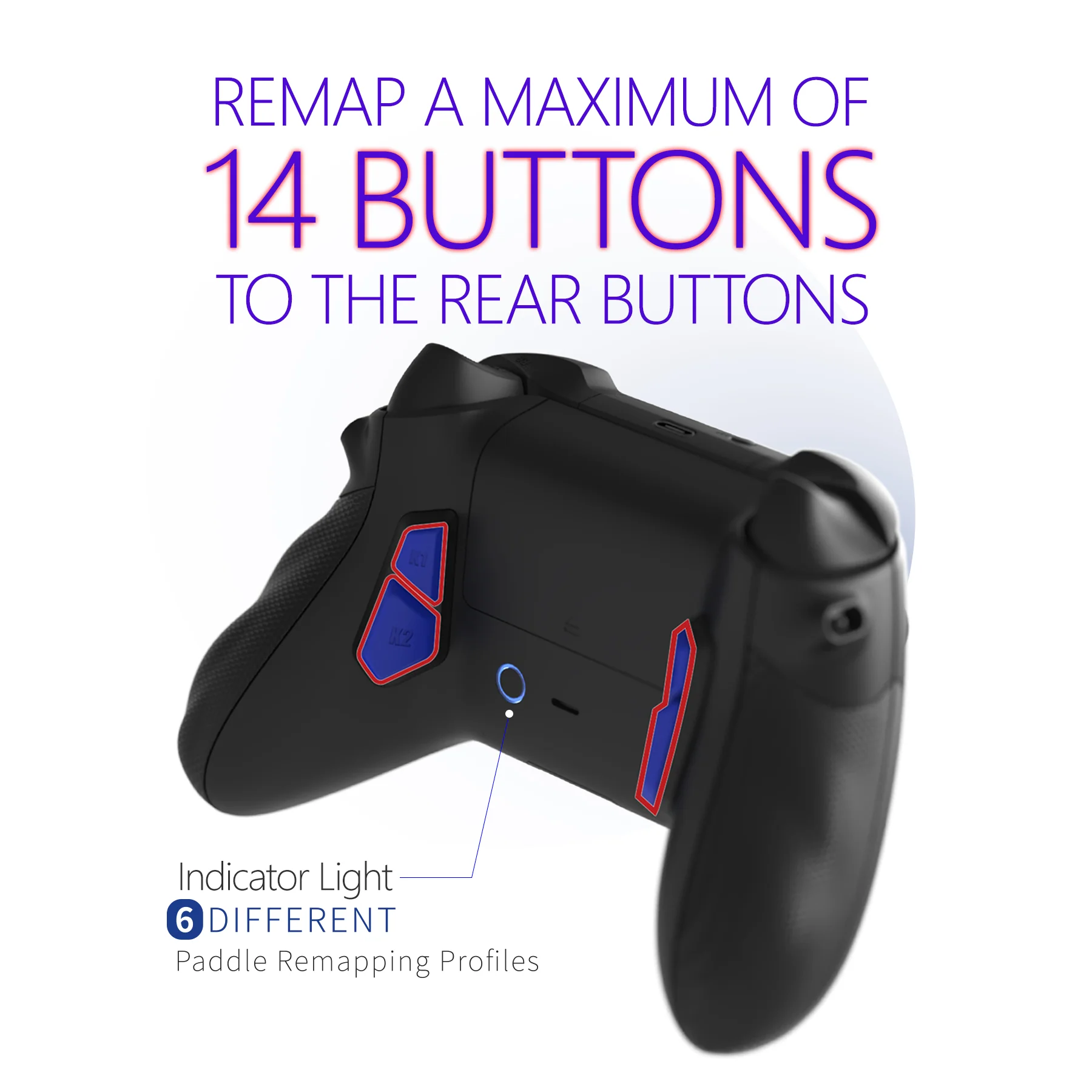 HEXGAMING ULTRA X Controller for XBOX, PC, Mobile - Light Violet - Image 5